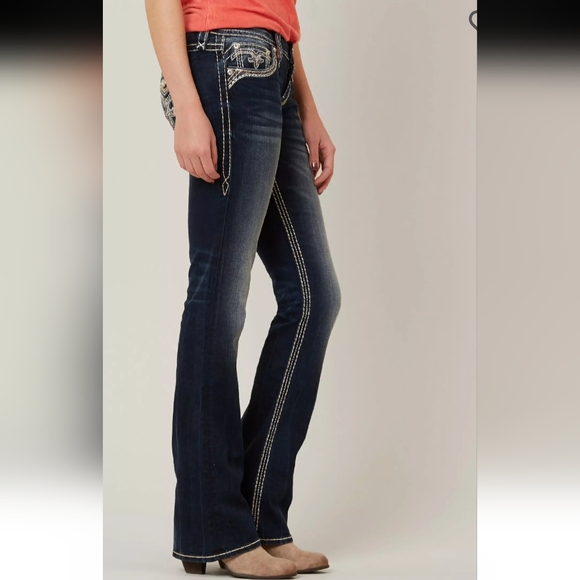 Rock Revival Evella Bootcut Jeans Size 25 - Picture 2 of 16